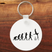 Porte-clés Evolution de la gymnastique des bars parallèles (Recto)