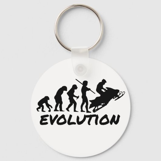 Porte-clés Évolution de la motoneige (Recto)