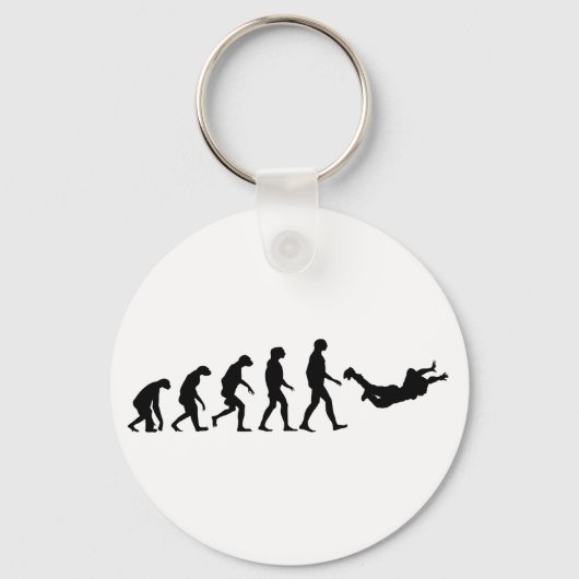 Porte-clés Évolution de la Skydiving (Recto)