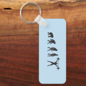 Porte-clés Évolution de l'Homme (Recto)