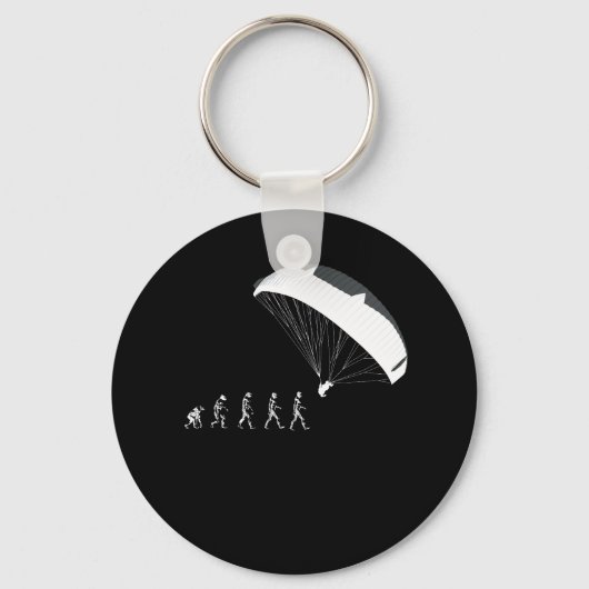 Porte-clés Évolution de Parachutes (Recto)
