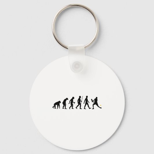 Porte-clés Évolution de pickleball pickle ball drôle (Recto)