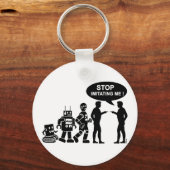 Porte-clés Évolution des robots (Recto)