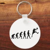 Porte-clés Évolution du basket-ball (Recto)