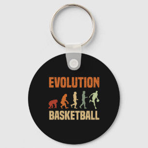 Porte-clés Évolution Du Basket-Ball Du Singe Aux Hommes Tous 