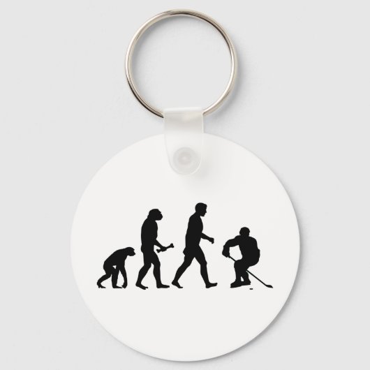 Porte-clés Évolution du hockey (Recto)