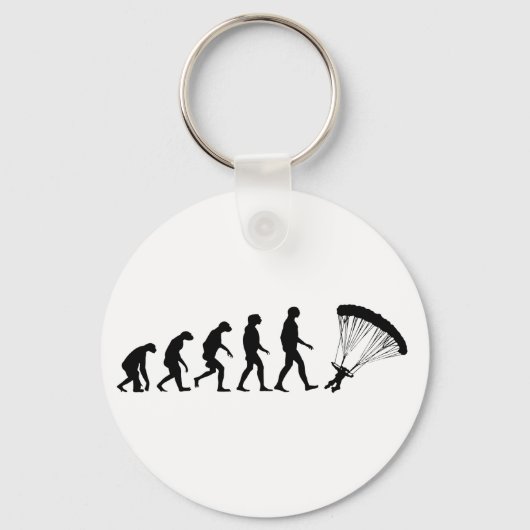 Porte-clés Évolution du parachutage (Recto)
