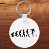 Porte-clés Évolution du ski (Recto)