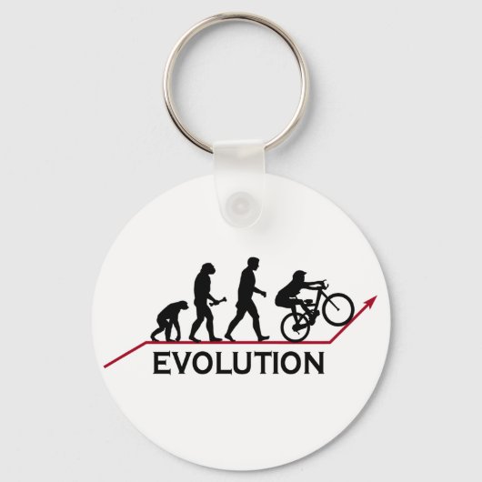 Porte-clés Évolution du VTT (Recto)