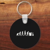 Porte-clés Evolution Funny Retro Jeu Vidéo Joueur Nerd Cadeau (Recto)