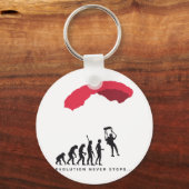 Porte-clés évolution parachute (Recto)