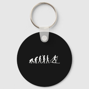 Porte-clés Evolution Ski de fond