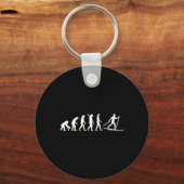 Porte-clés Evolution Ski de fond (Recto)