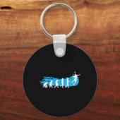 Porte-clés Evolution Volant de badminton Badminton Player Cad (Recto)