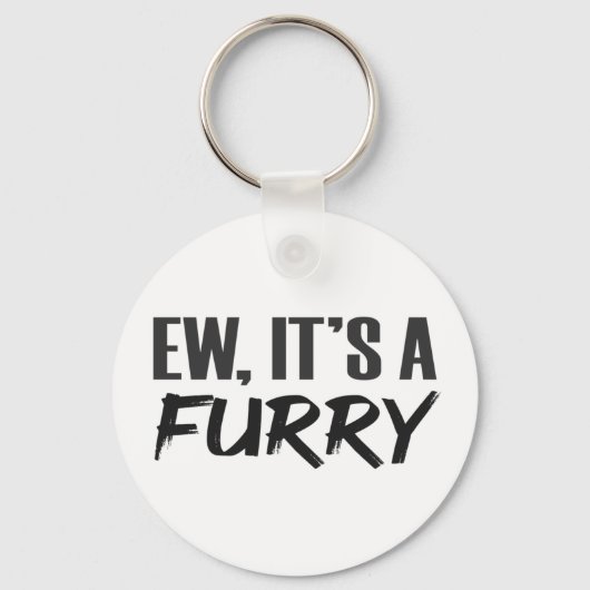 Porte-clés Ew A Furry LOL Funny Furries Plaisanter (Recto)