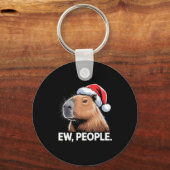 Porte-clés Ew People Capybara Christmas Humor  (Recto)