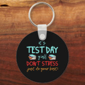 Porte-clés Examens de jour de test (Recto)