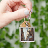 Porte-clés Excavation de bâti olive, milles de (main)