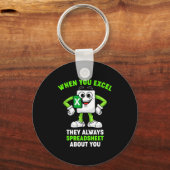 Porte-clés Excel Coworker Birthday Employee Farewell Goodbye (Recto)