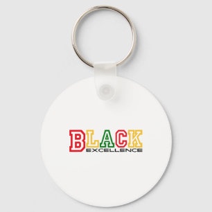 Porte-clés Excellence Noire Mois de l'histoire des Noirs Afro