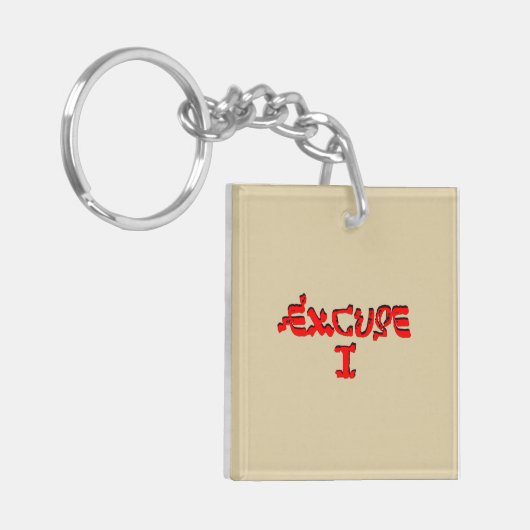 Porte-clés Excuse I (Devant gauche)