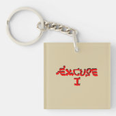 Porte-clés Excuse I (Devant)