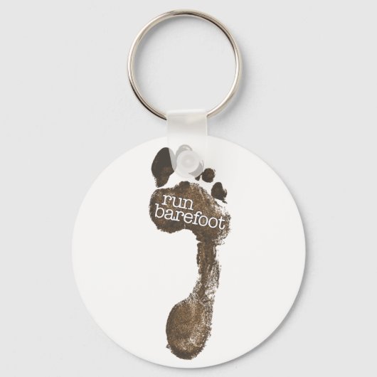 Porte-clés Exécuter Barefoot (Recto)