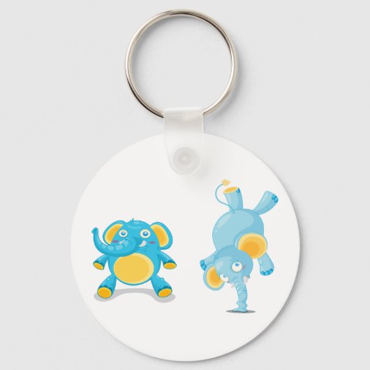 Porte-clés Exécution d'éléphant (Recto)