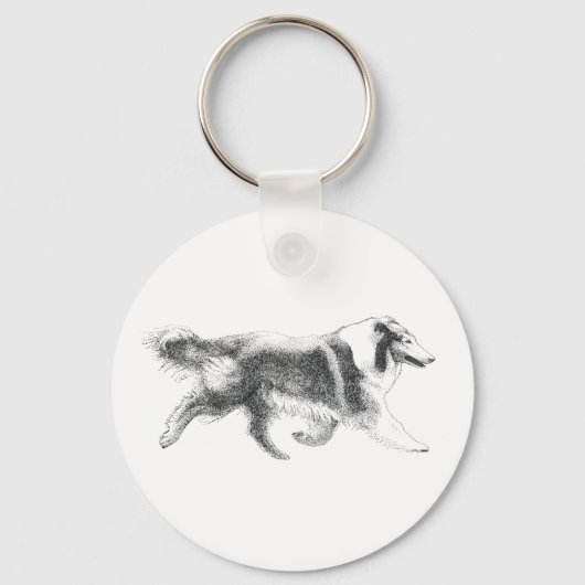 Porte-clés Exécution du porte - clé Collie (Recto)