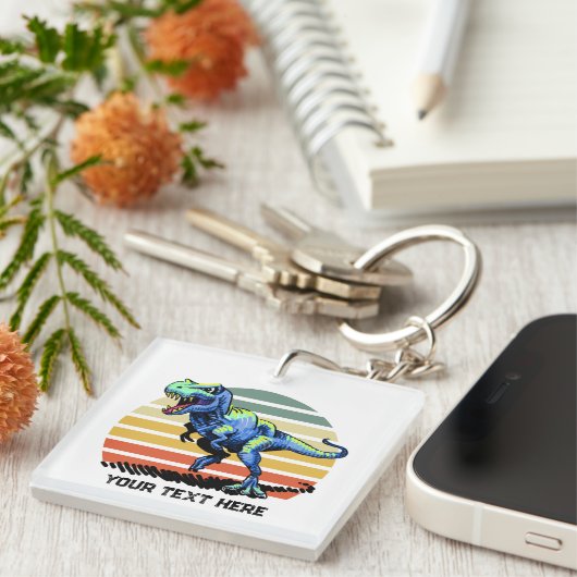 Porte-clés Exécution du Porte - clé T-Rex (Devant Droit)