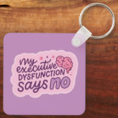 Porte-clés Executive Dysfunction Funny Quote Mug (Verso)