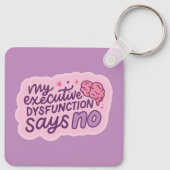 Porte-clés Executive Dysfunction Funny Quote Mug (Dos)