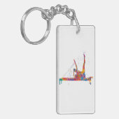 Porte-clés exercice de gymnastique (Devant gauche)