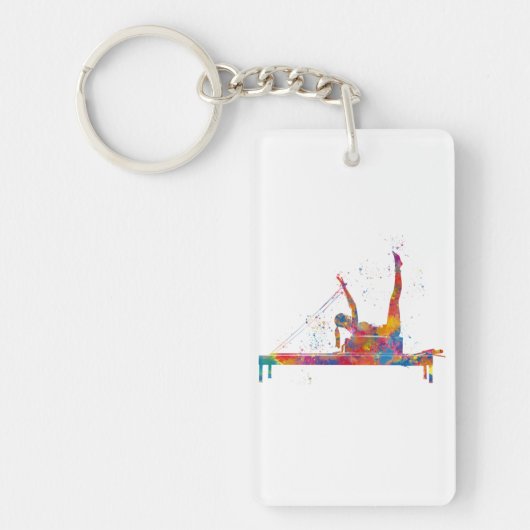 Porte-clés exercice de gymnastique (Devant)