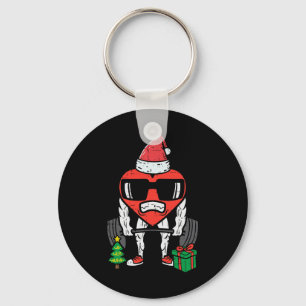 Porte-clés Exercice de Noël Coeur Lifting Xmas Gym Exercice