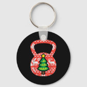 Porte-clés Exercice de Noël Kettlebell Xmas Gym Exercice Wom (Recto)