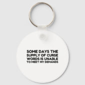 PORTE-CLÉS EXIGENCE DES MOTS (Recto)