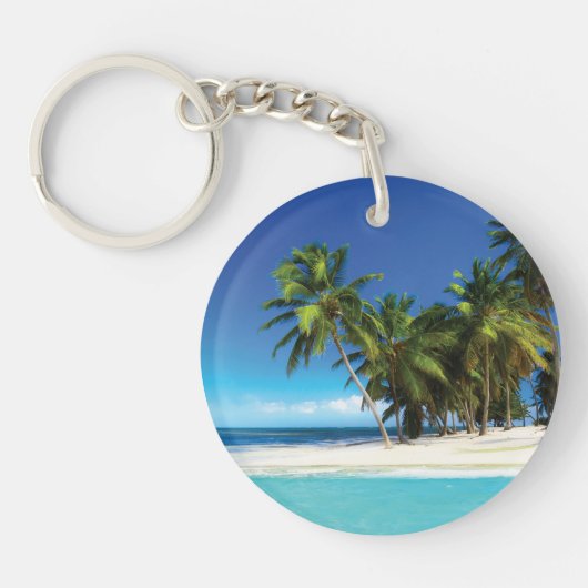 Porte-clés Exotic beach throw pillow (Devant)