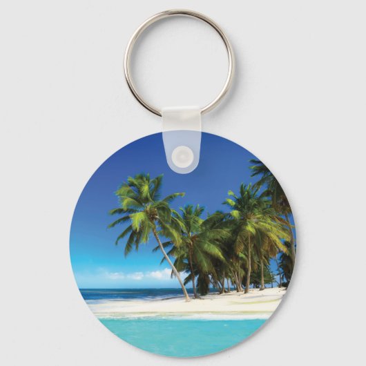 Porte-clés Exotic beach throw pillow (Recto)