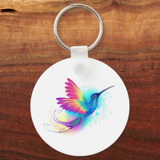 Porte-clés Exotic Rainbow Hummingbird (Recto)