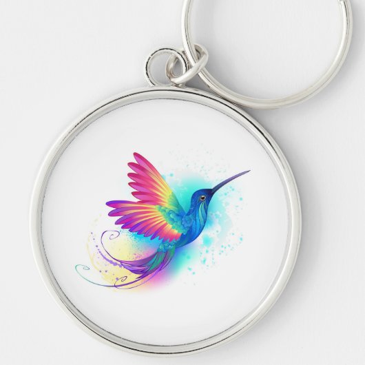 Porte-clés Exotic Rainbow Hummingbird (Devant)