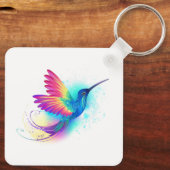 Porte-clés Exotic Rainbow Hummingbird (Verso)