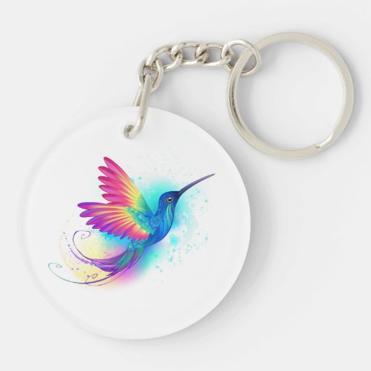 Porte-clés Exotic Rainbow Hummingbird (Dos)