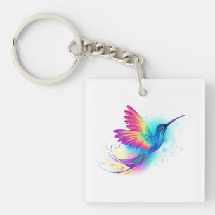 Porte-clés Exotic Rainbow Hummingbird