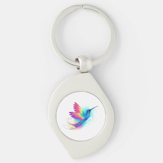 Porte-clés Exotic Rainbow Hummingbird (Devant)