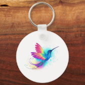 Porte-clés Exotic Rainbow Hummingbird (Verso)