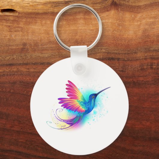 Porte-clés Exotic Rainbow Hummingbird (Verso)