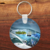 Porte-clés Expédier dans une bouteille (Recto)