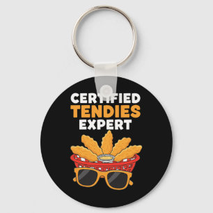 Porte-clés Expert en Tendies de poulet certifié, amateur de T