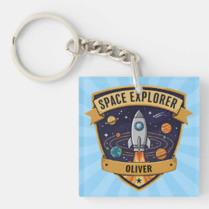 Porte-clés Explorateur de l'espace mignon